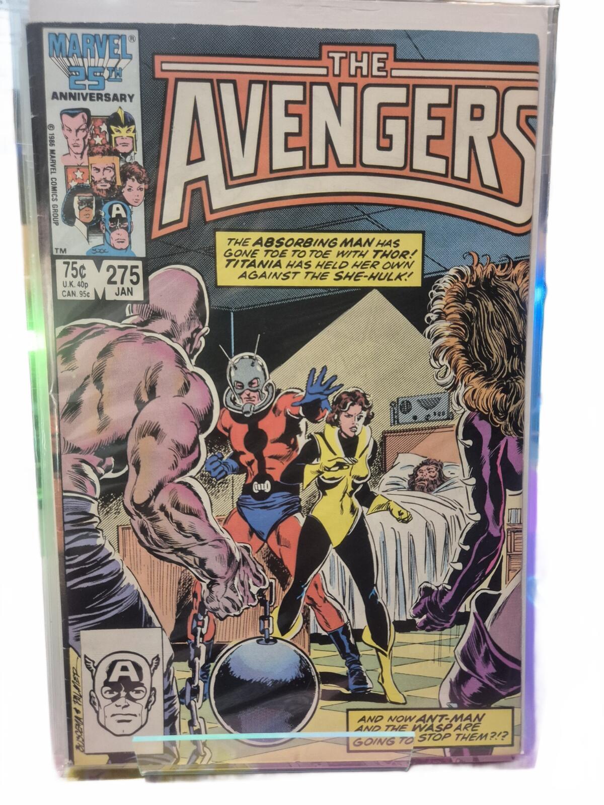 The Avengers #275, 1987, 25th Anniversary Comic, VF