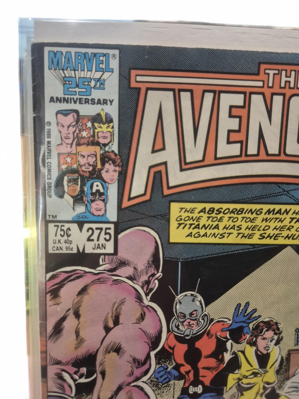 The Avengers #275, 1987, 25th Anniversary Comic, VF