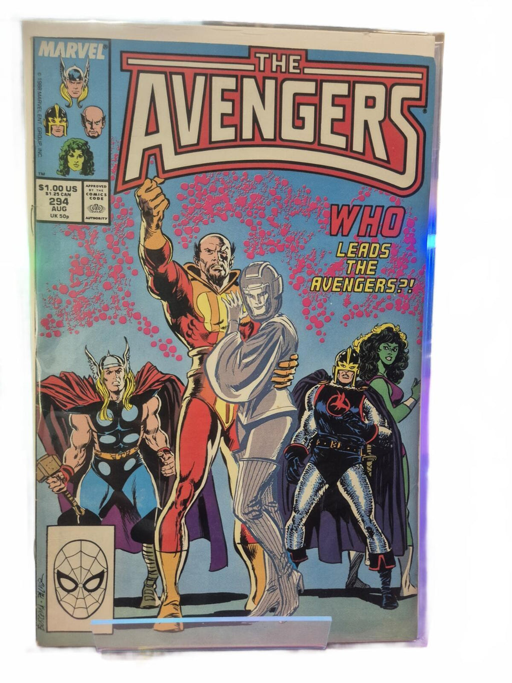 The Avengers #294, Who Leads the Avengers? VF