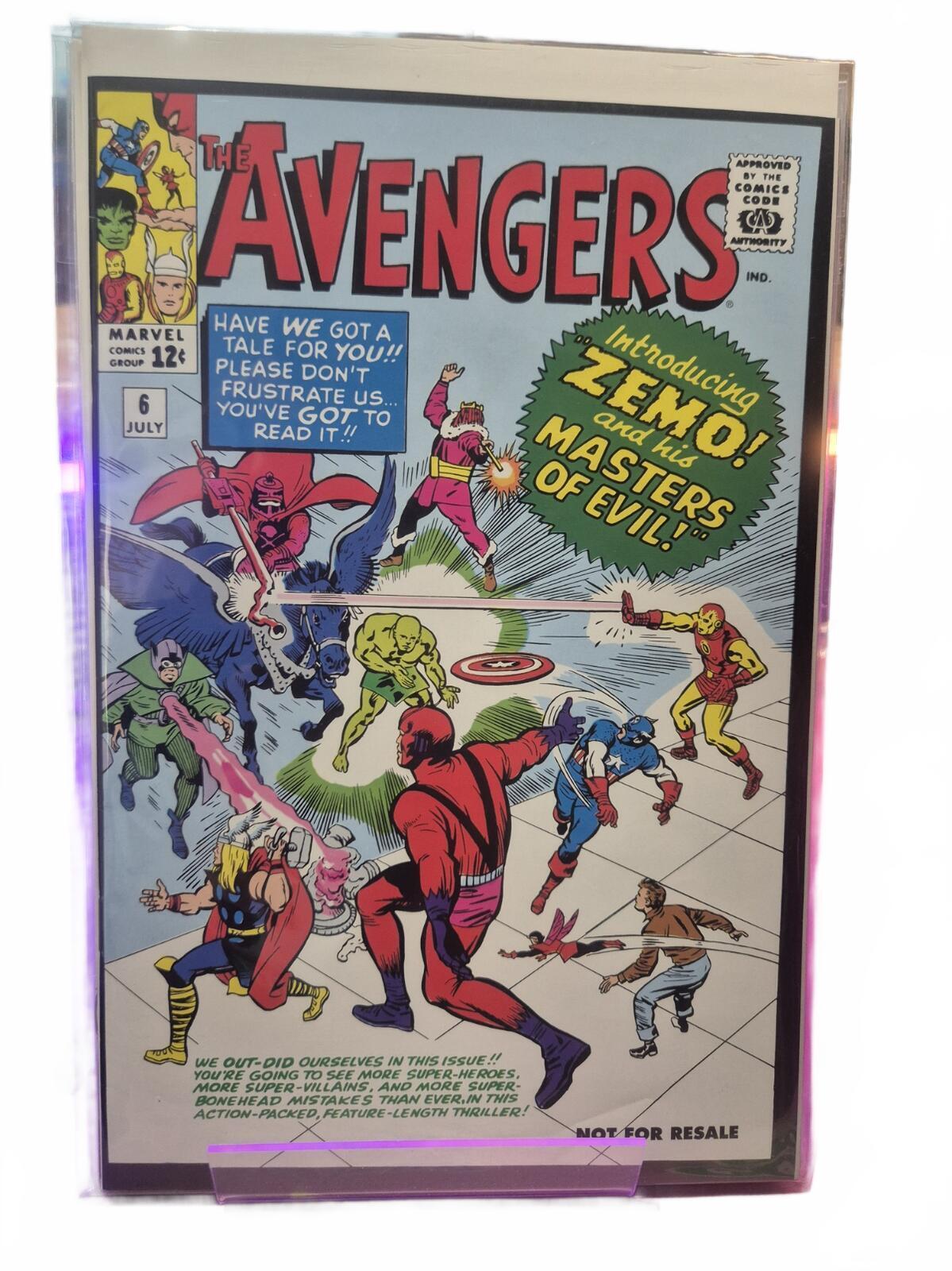 The Avengers #6 Reprint, 2006, Key Issue, VF/NM