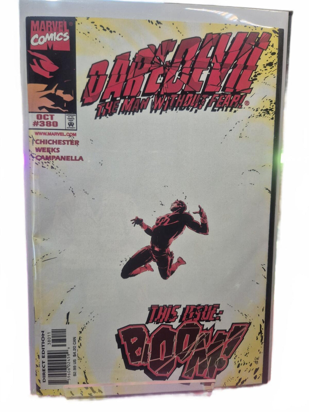Daredevil #380, 1998, The Man Without Fear! VF+