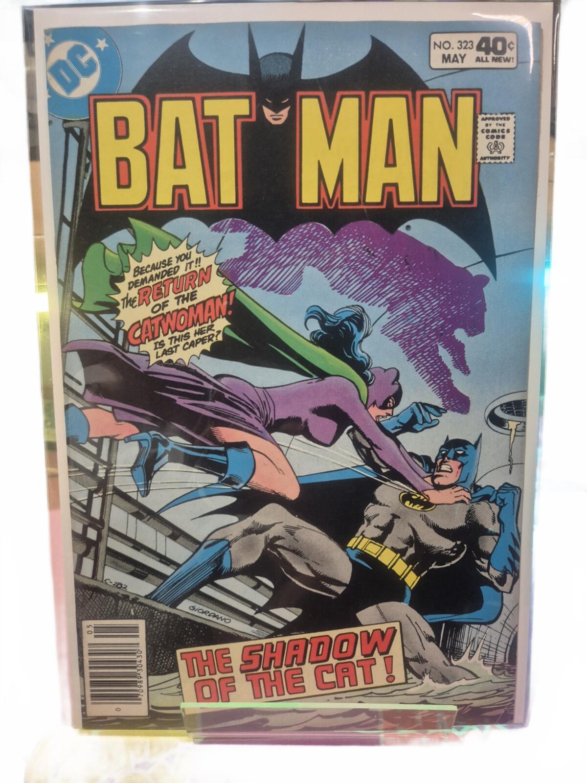 Batman #323, 1980, 2nd App Tim Fox, Return of Catwoman, VF/NM