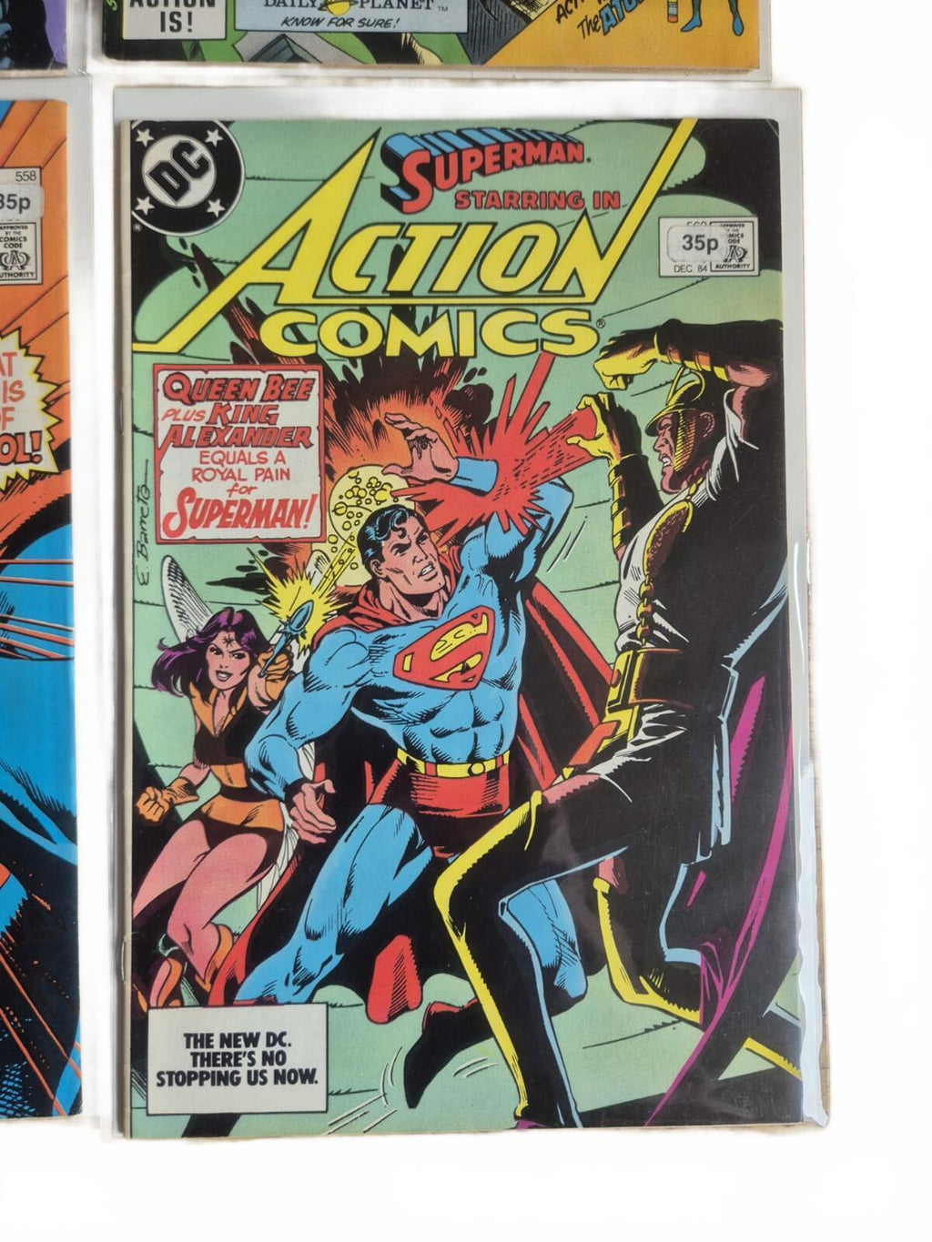 Action Comics Vintage Bundle, 6x Issues #519-562 Range. Good Grade VF/VF+