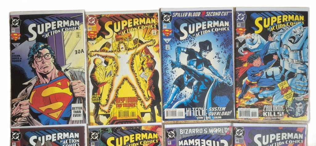 Action Comics Bundle of 14 Comics, All NM, #692-711, Includes 695 Chromium