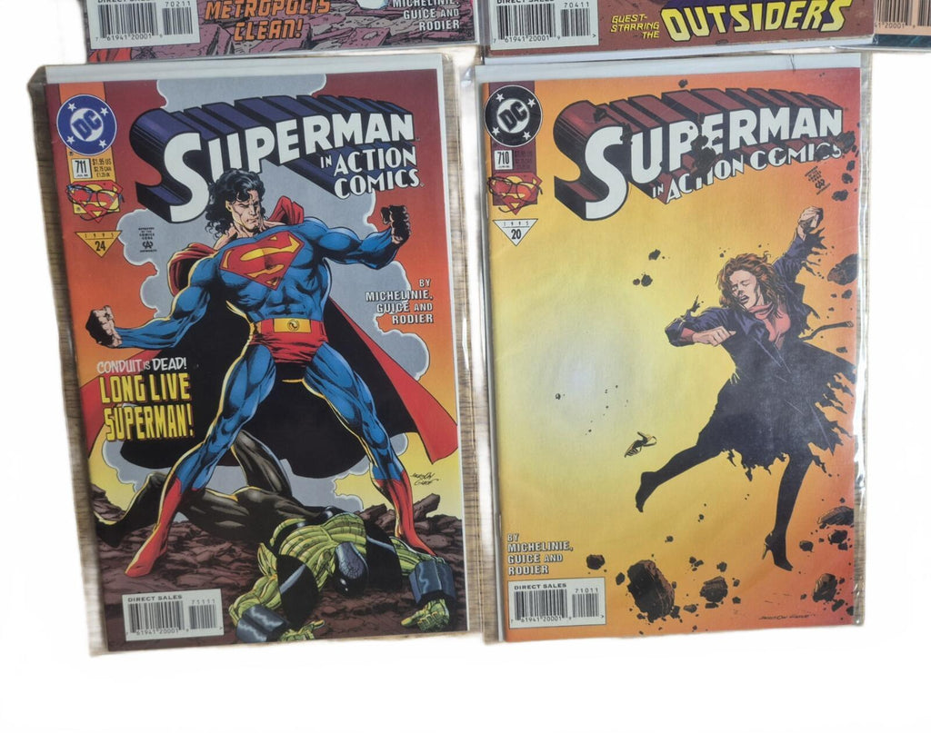 Action Comics Bundle of 14 Comics, All NM, #692-711, Includes 695 Chromium