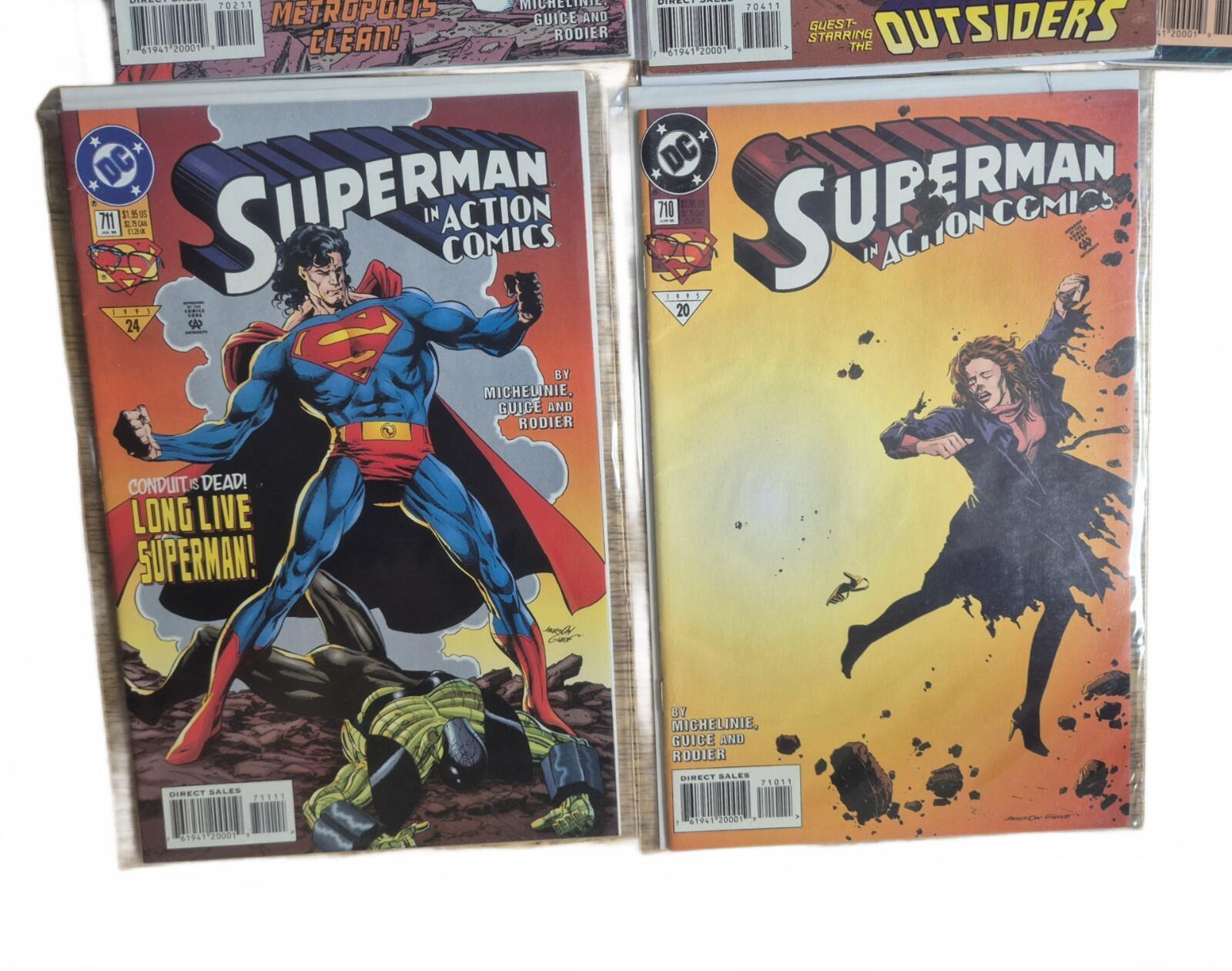 Action Comics Bundle of 14 Comics, All NM, #692-711, Includes 695 Chromium