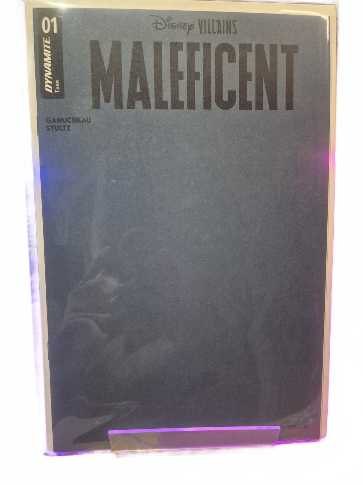 Disney Villains: Maleficent #1, Blue Blank Authentix Variant, NM