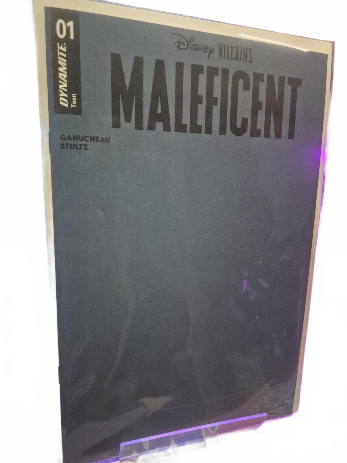 Disney Villains: Maleficent #1, Blue Blank Authentix Variant, NM