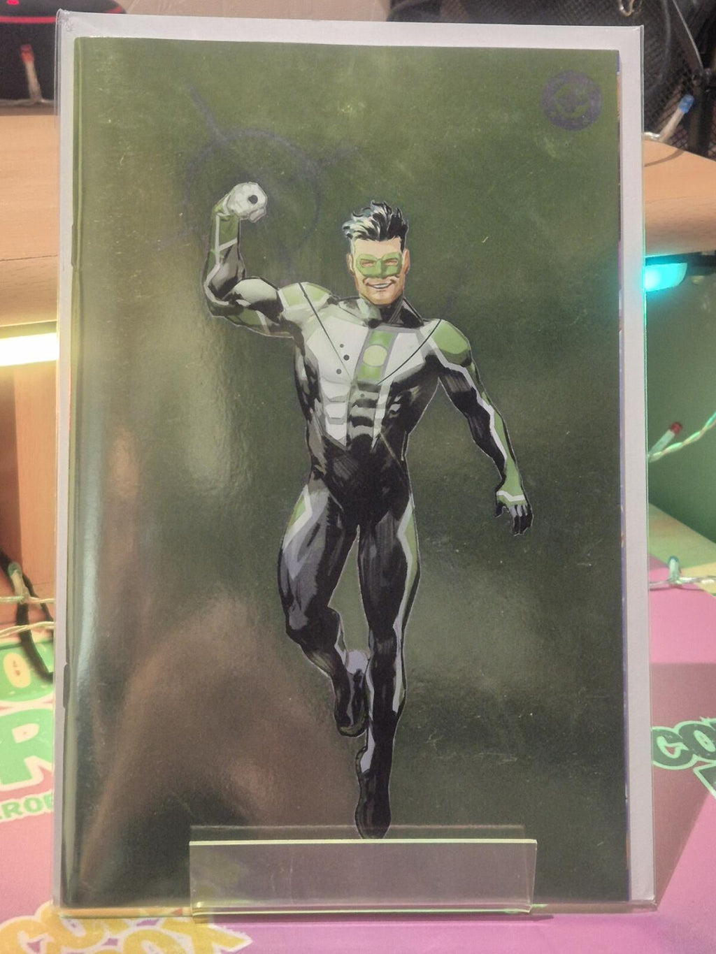 Green Lantern #33, Xermánico Corner Box Spot Foil Variant, 2026, NM
