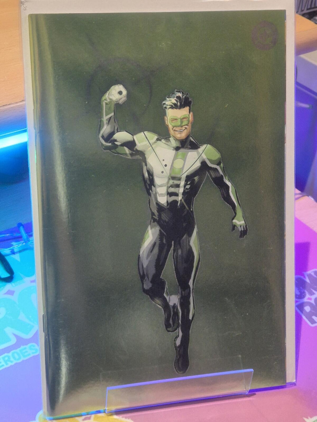 Green Lantern #33, Xermánico Corner Box Spot Foil Variant, 2026, NM