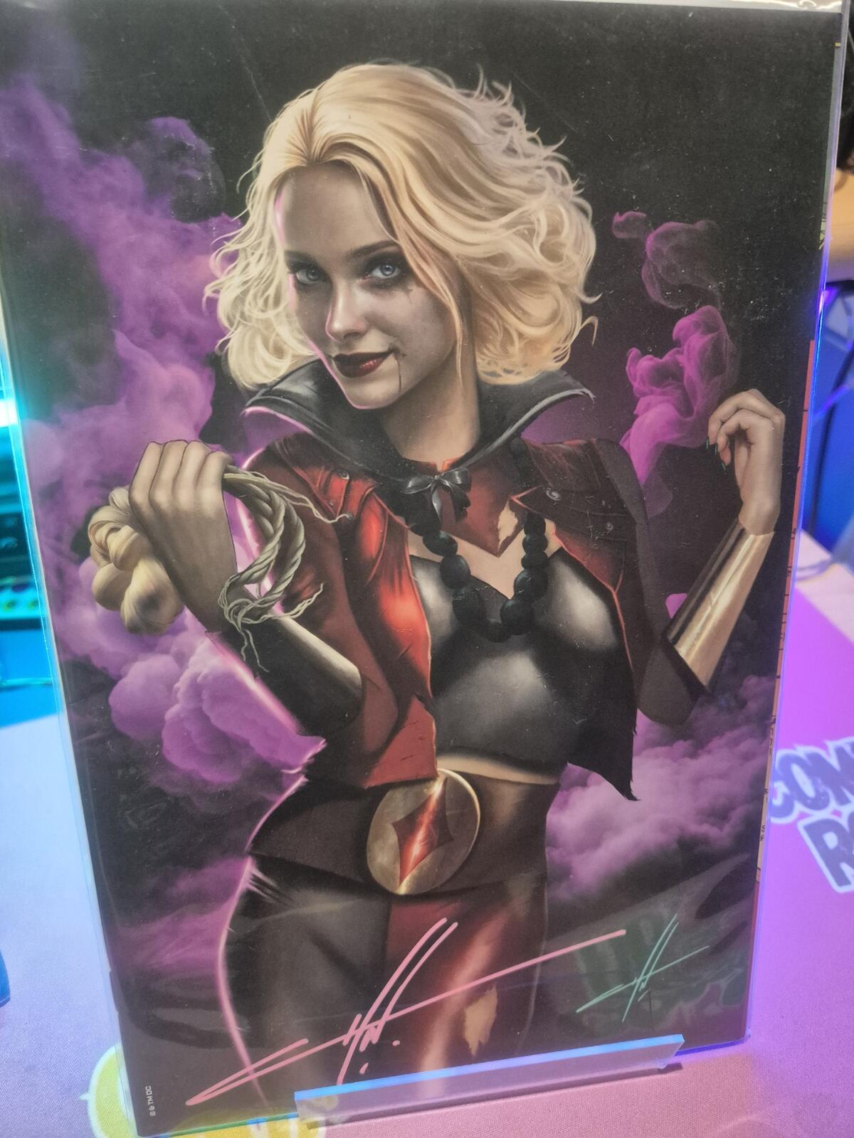 Knight Terrors: Harley Quinn #1, Signed by Carla Cohen, with COA, NM