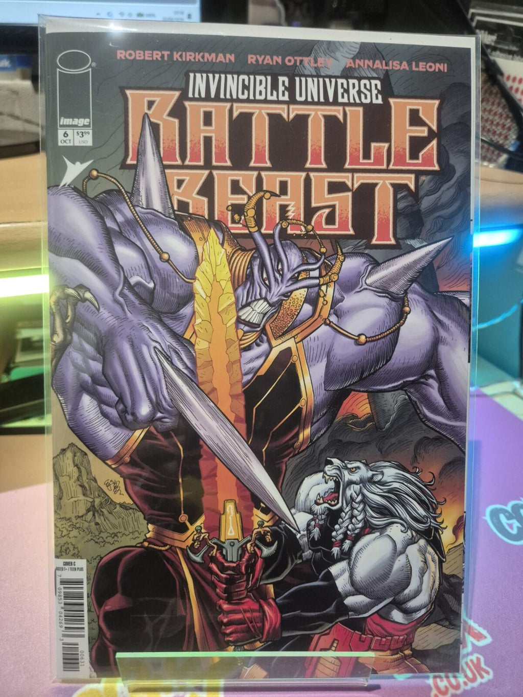 Battle Beast #6, Rarer E.J. Su 1:10 Incentive Variant, NM