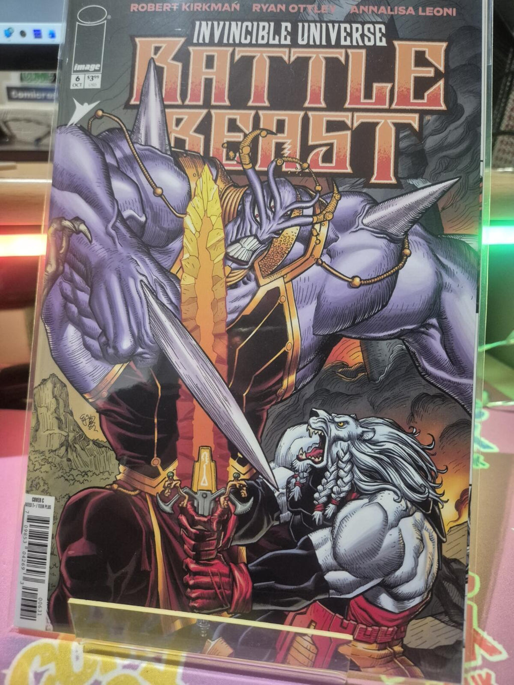 Battle Beast #6, Rarer E.J. Su 1:10 Incentive Variant, NM