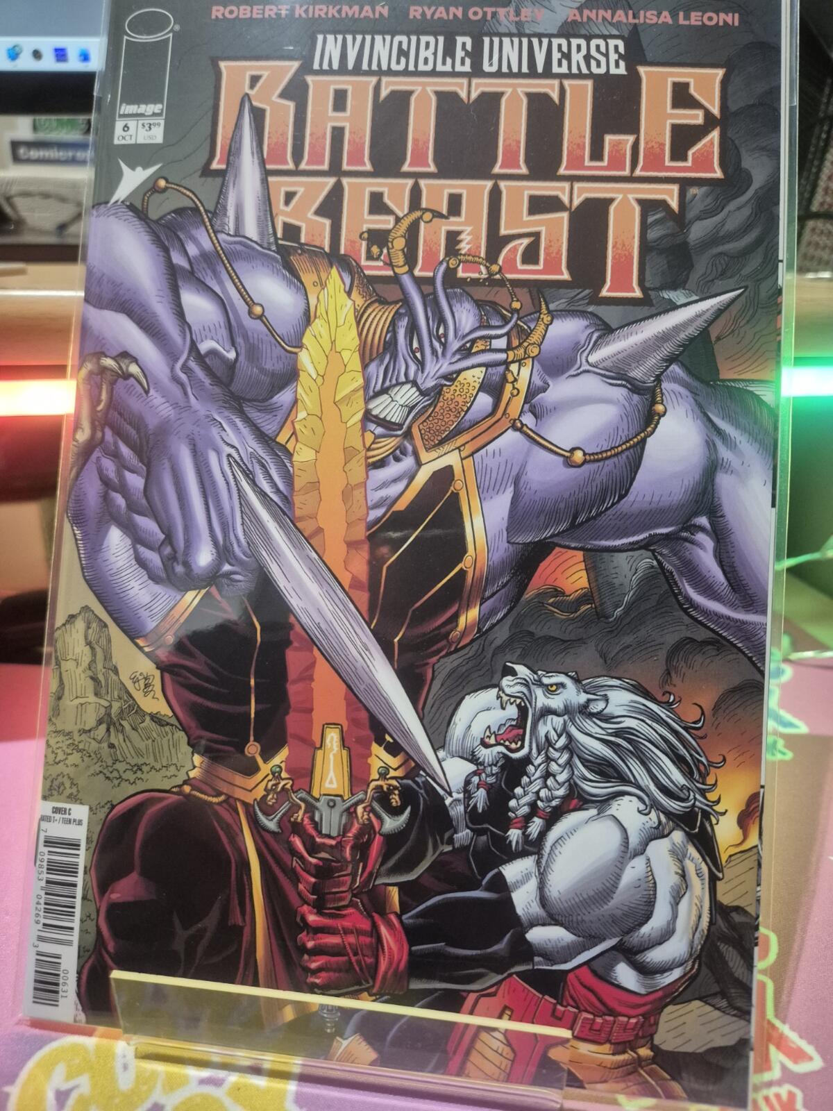 Battle Beast #6, Rarer E.J. Su 1:10 Incentive Variant, NM