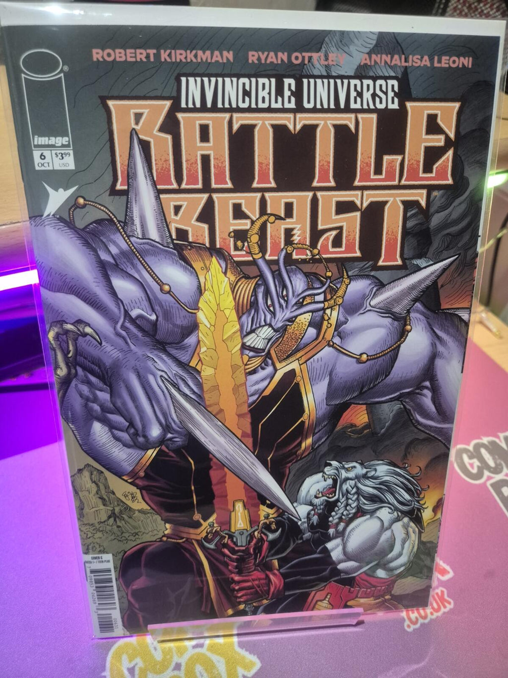 Battle Beast #6, Rarer E.J. Su 1:10 Incentive Variant, NM
