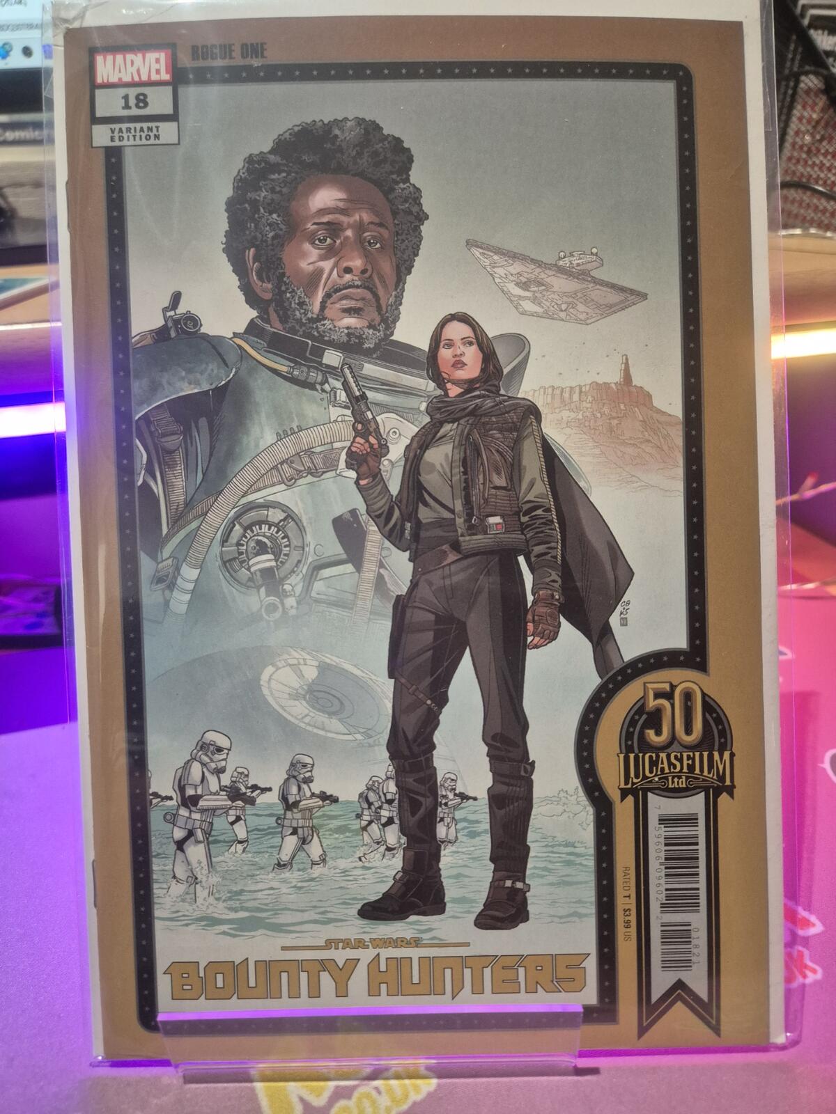Star Wars: Bounty Hunters #18, Lucasfilm 50th Anniversary Variant 2022, NM