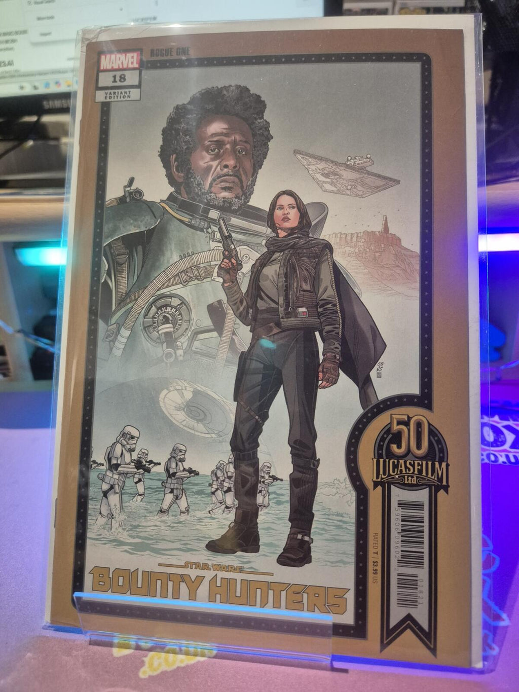 Star Wars: Bounty Hunters #18, Lucasfilm 50th Anniversary Variant 2022, NM