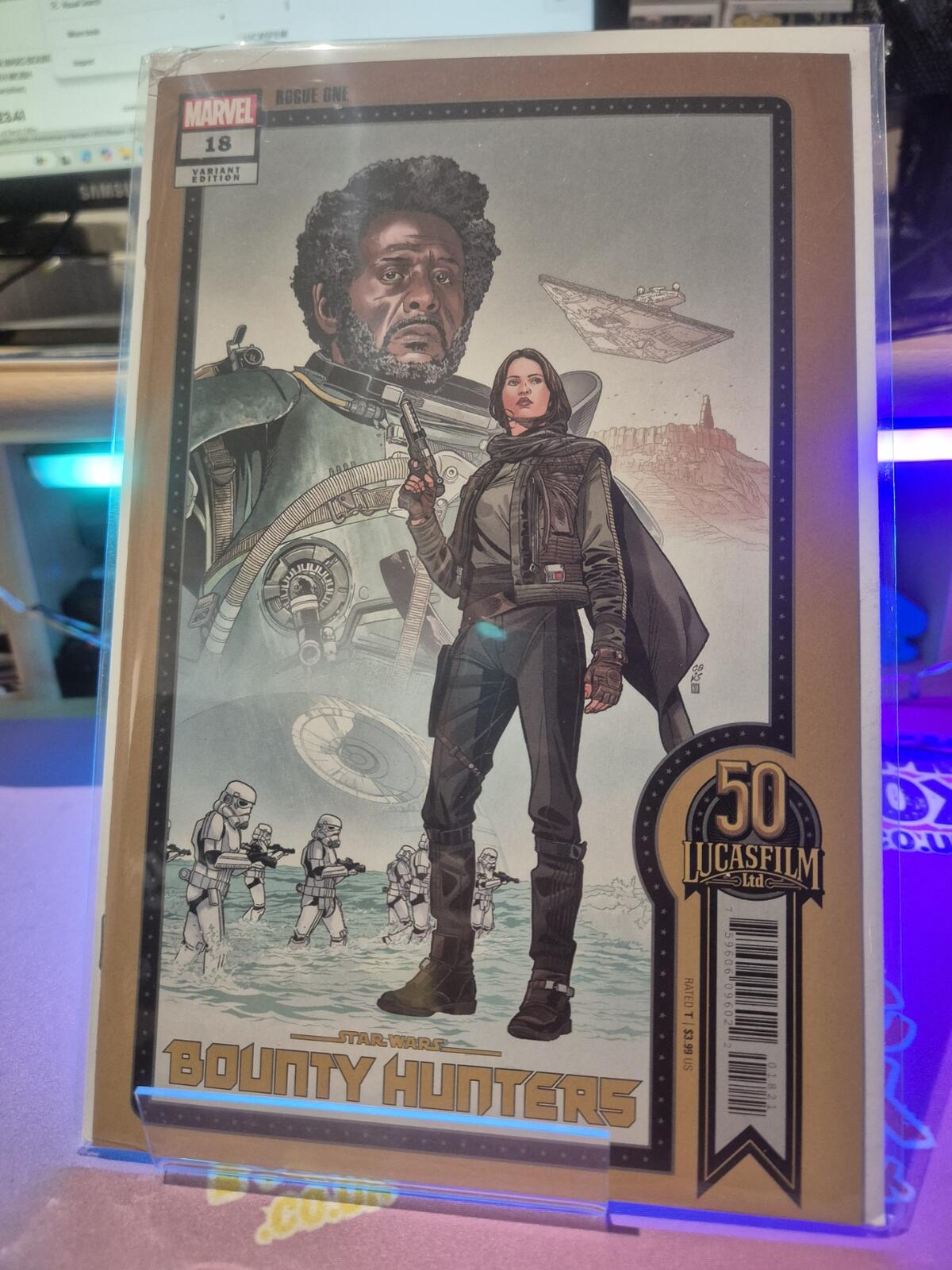 Star Wars: Bounty Hunters #18, Lucasfilm 50th Anniversary Variant 2022, NM