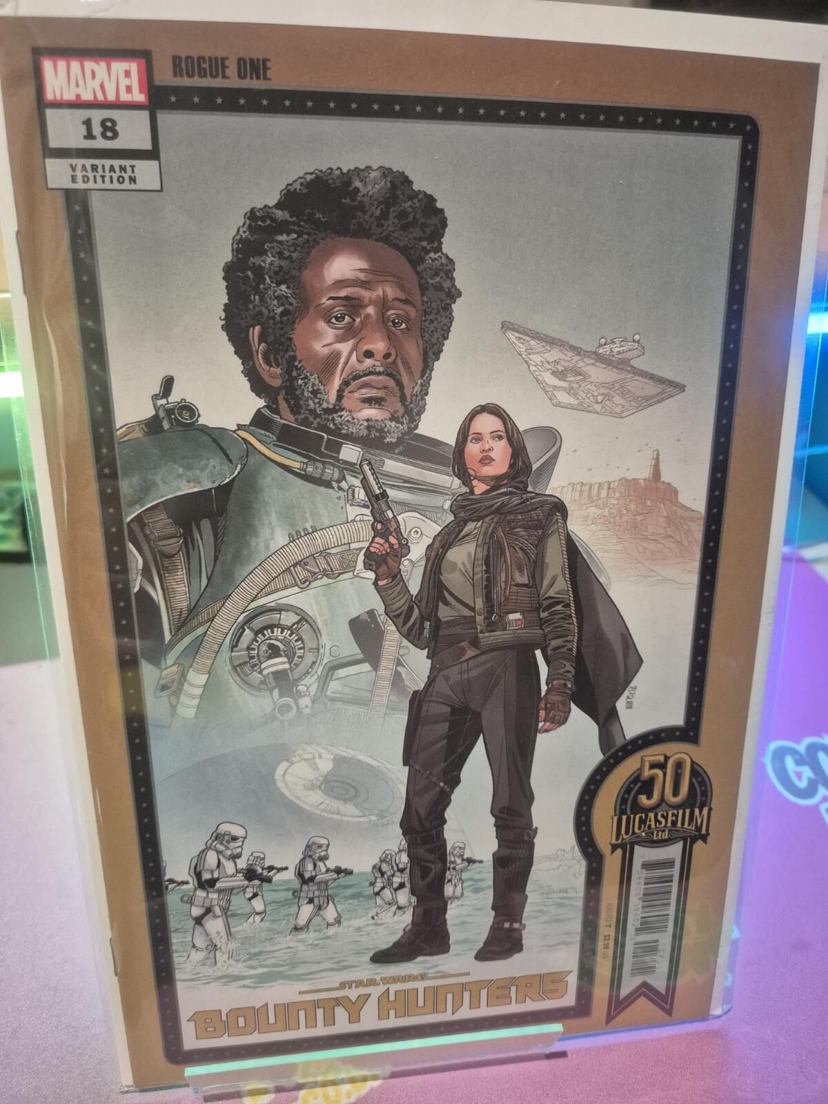 Star Wars: Bounty Hunters #18, Lucasfilm 50th Anniversary Variant 2022, NM