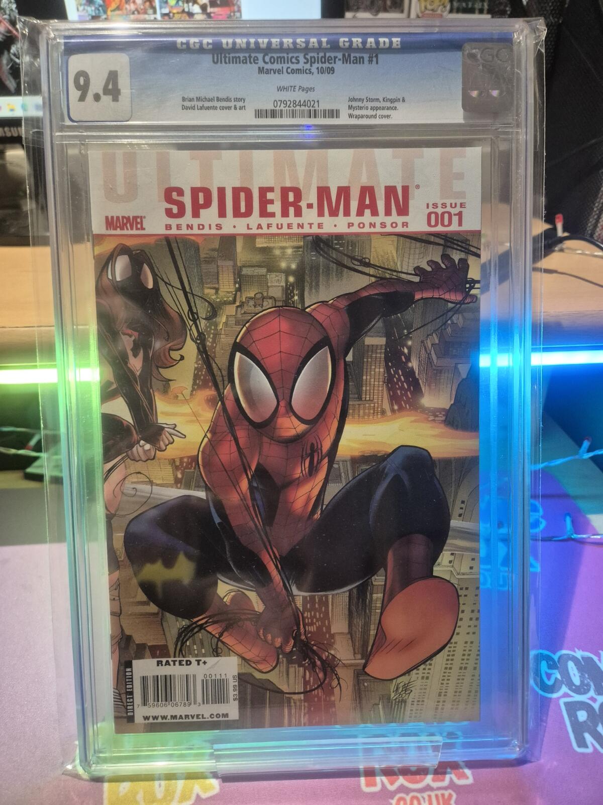Ultimate Comics Spider-Man #1, CGC 9.4, David LaFuente Regular Cover, 2011