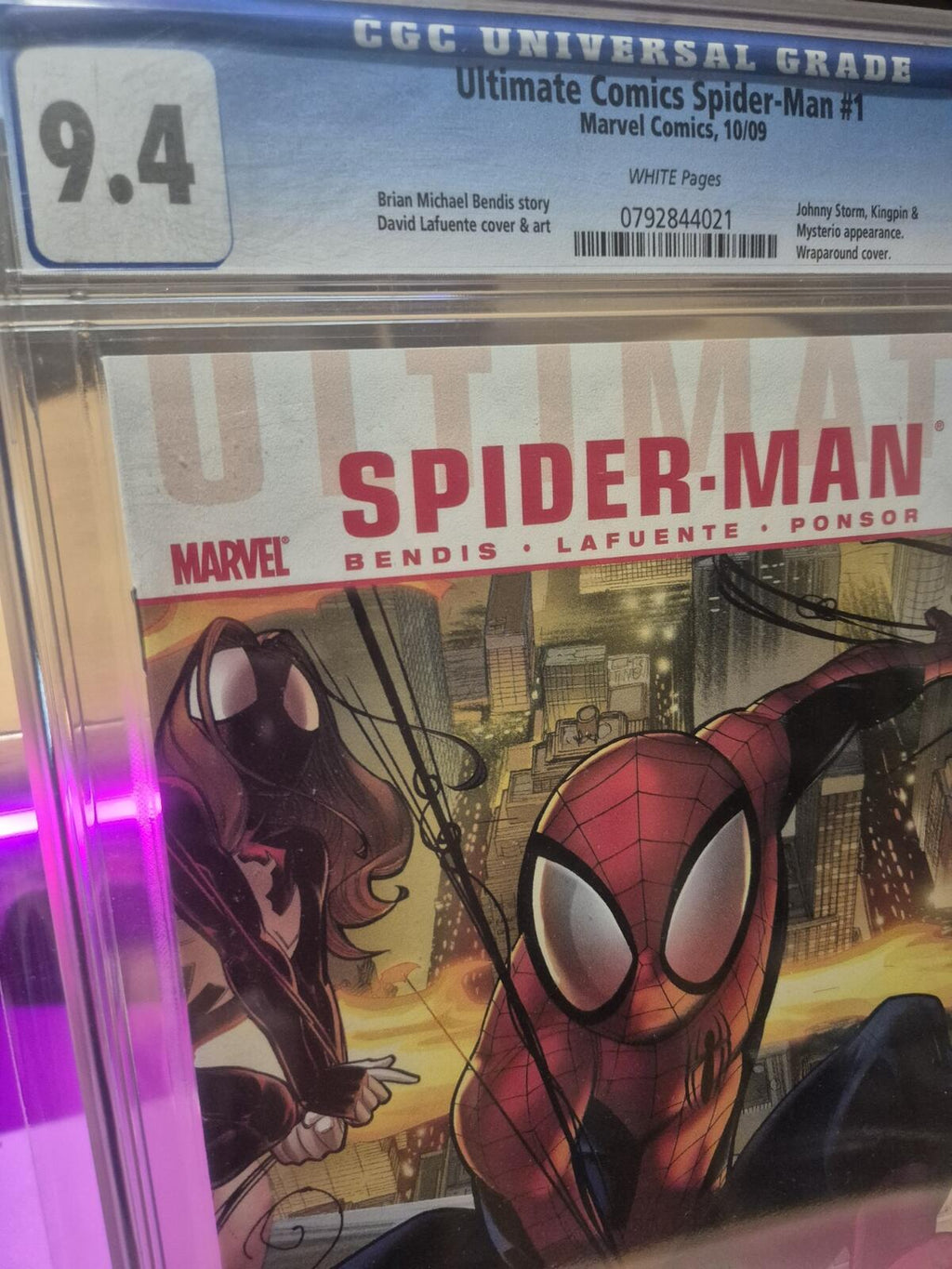 Ultimate Comics Spider-Man #1, CGC 9.4, David LaFuente Regular Cover, 2011