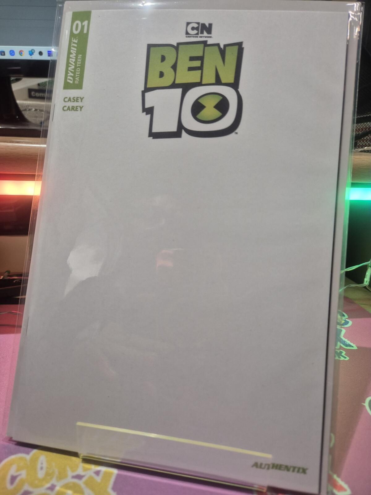 Ben 10 #1, Dynamite, 2nd Printing Blank, NM