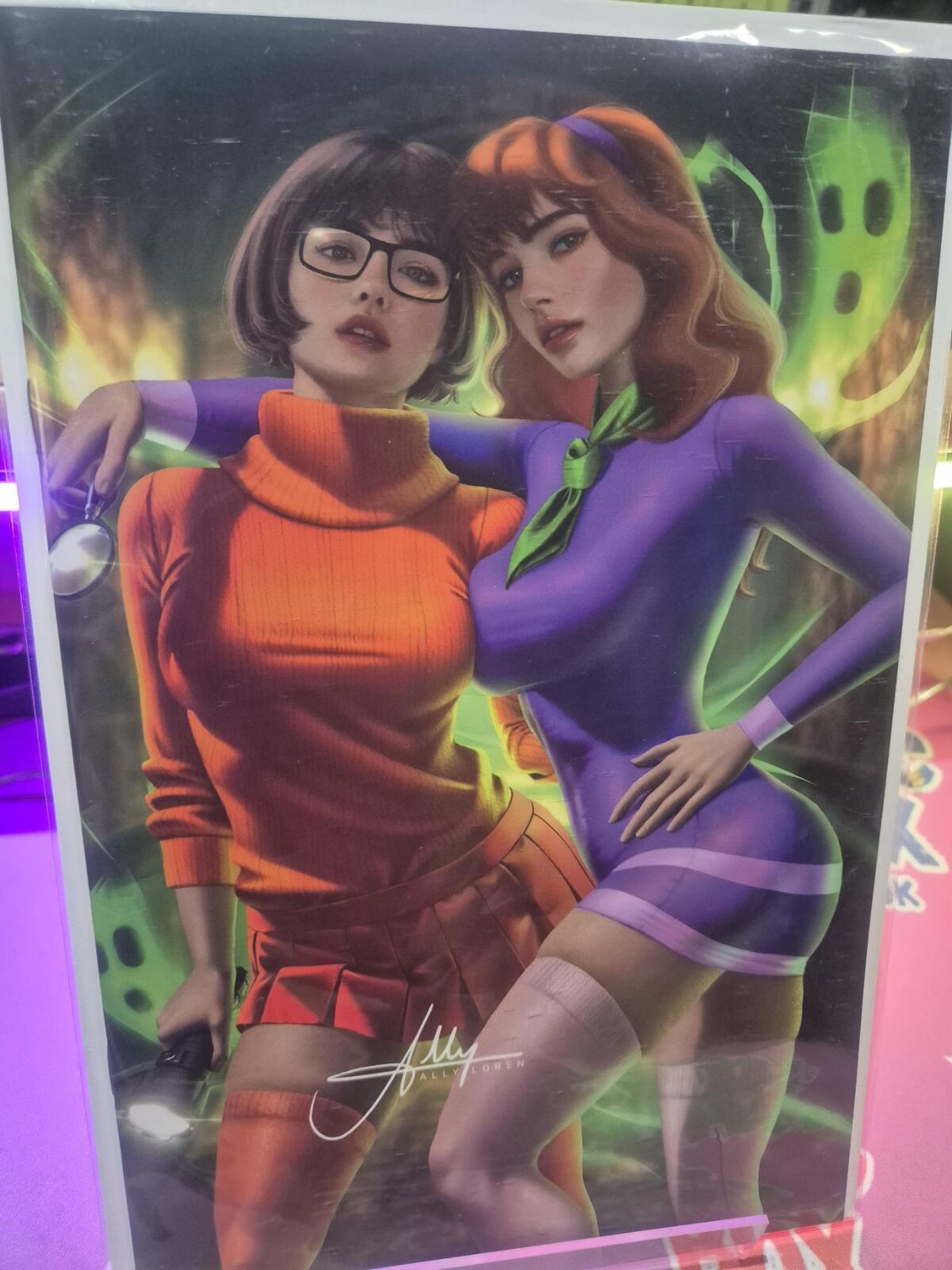Artist Alley, Daphne and Velma Artbook, Ally Loren Nice Virgin Variant NM+