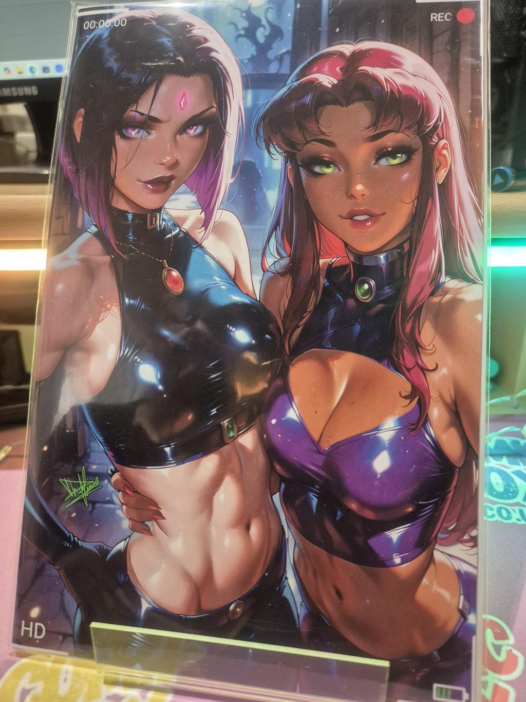 Artist Alley, Raven and Starfire Artbook, Multiverse Saga, Dhaxina, NM