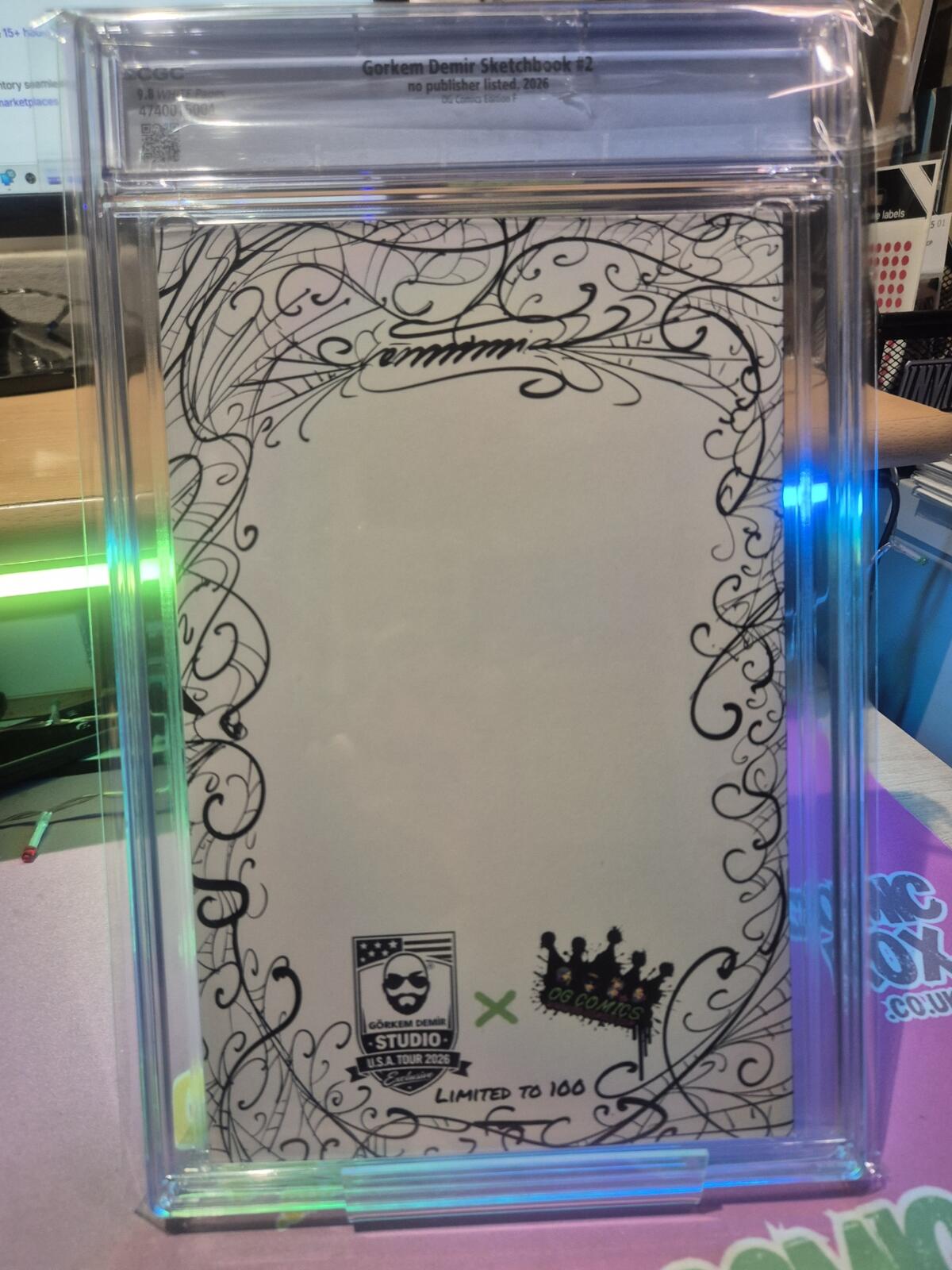 Venomized Absolute Batman, CGC 9.8 Top Pop! Gorkem Demir Sketchbook Ltd 100