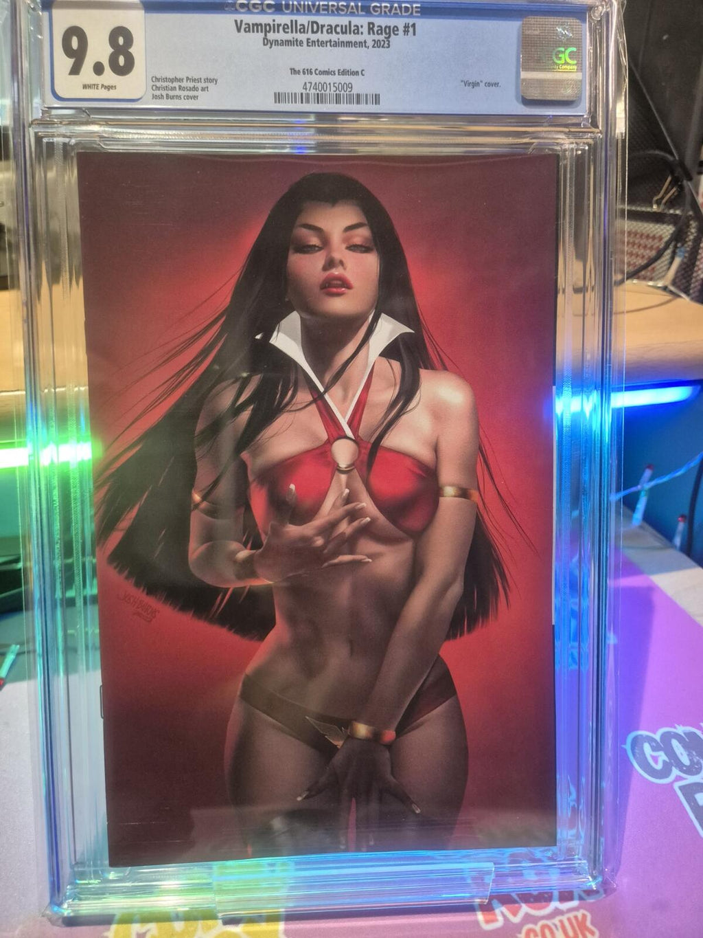 Vampirella / Dracula: Rage #1 CGC 9.8, Top Pop! Highest Graded