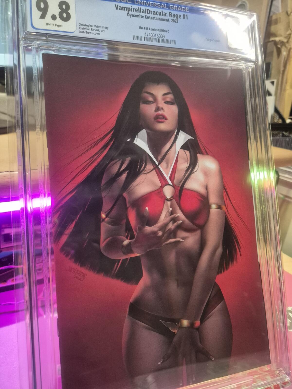 Vampirella / Dracula: Rage #1 CGC 9.8, Top Pop! Highest Graded