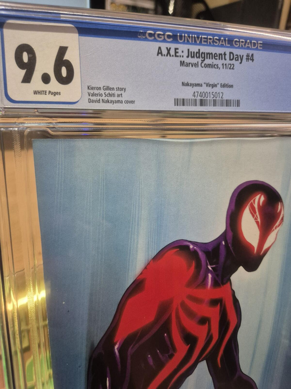 A.X.E.: Judgment Day #4 CGC 9.6, Nakayama Virgin Edition