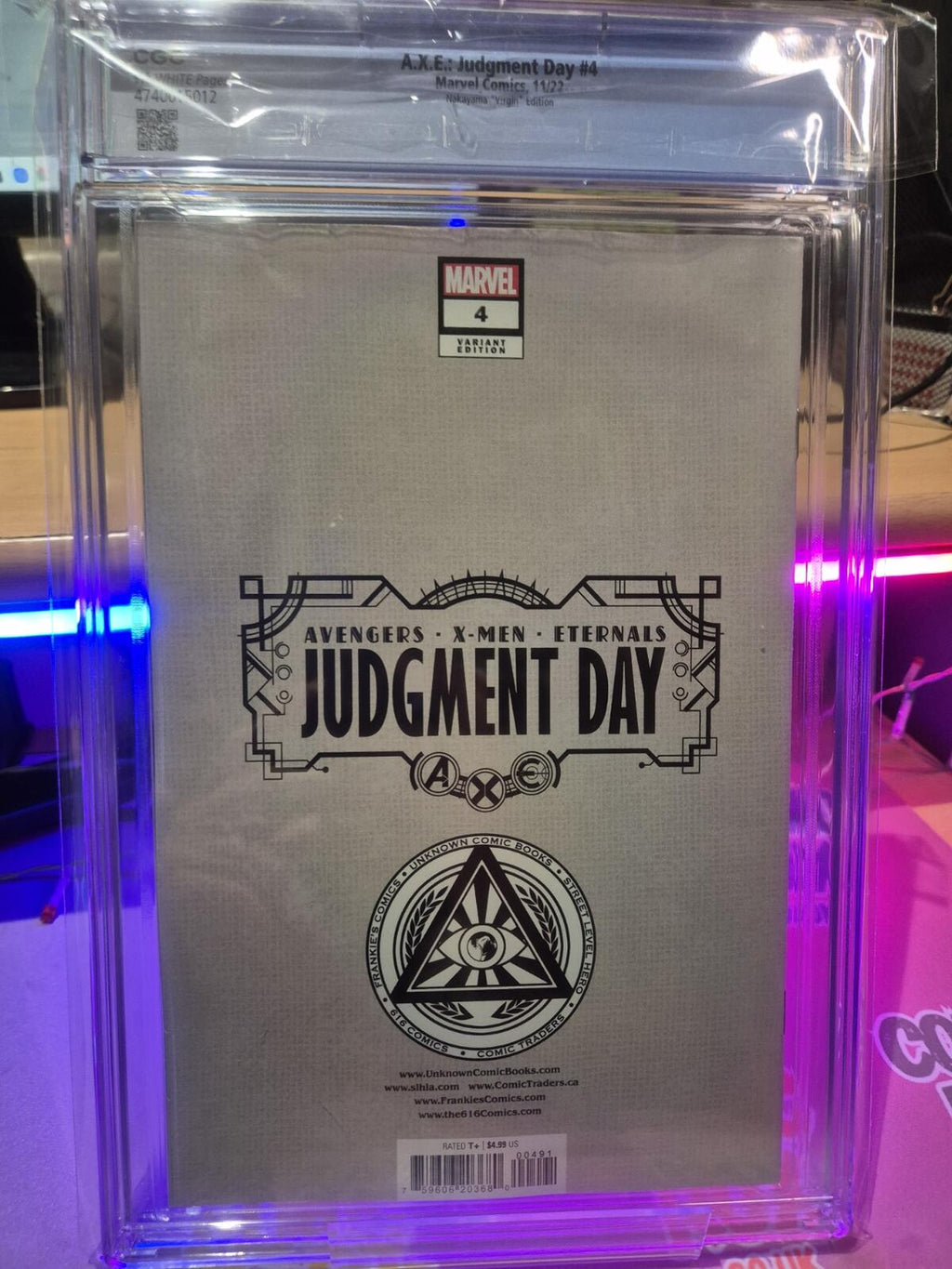 A.X.E.: Judgment Day #4 CGC 9.6, Nakayama Virgin Edition
