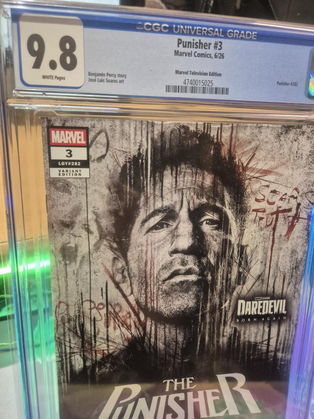Punisher #3, CGC 9.8 Top Pop! Marvel Television Variant