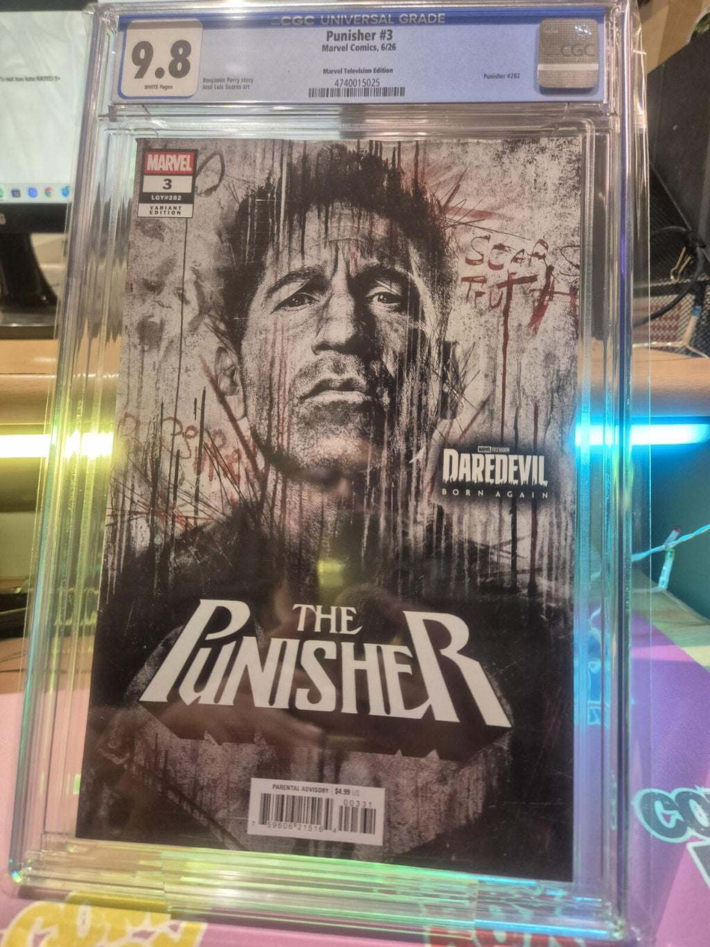 Punisher #3, CGC 9.8 Top Pop! Marvel Television Variant