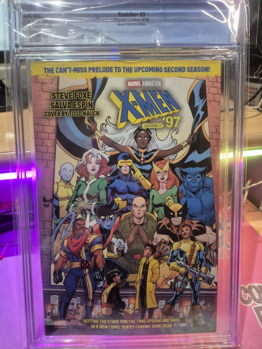 Punisher #3, CGC 9.8 Top Pop! Marvel Television Variant