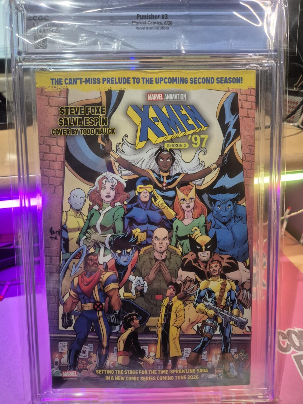 Punisher #3, CGC 9.8 Top Pop! Marvel Television Variant