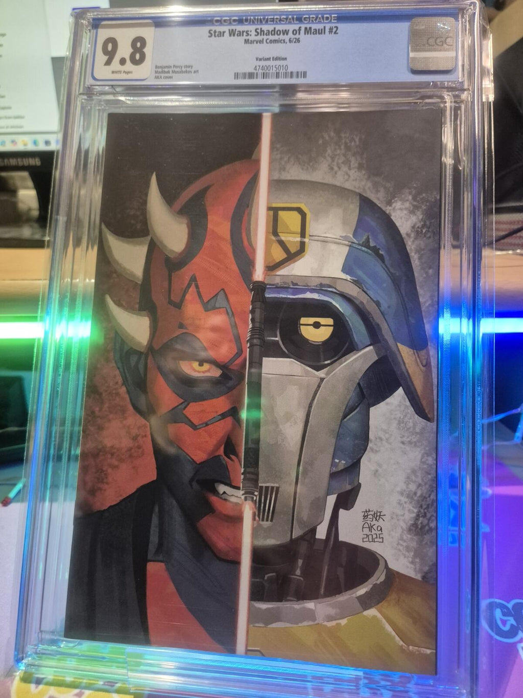 Star Wars: Shadow of Maul #2 CGC 9.8 Top Pop! AKA Variant Cover