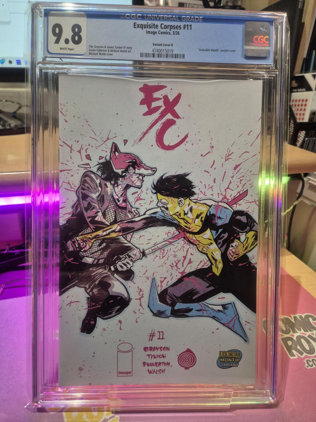 Exquisite Corpses #11 CGC 9.8 Top Pop! Invincible Variant