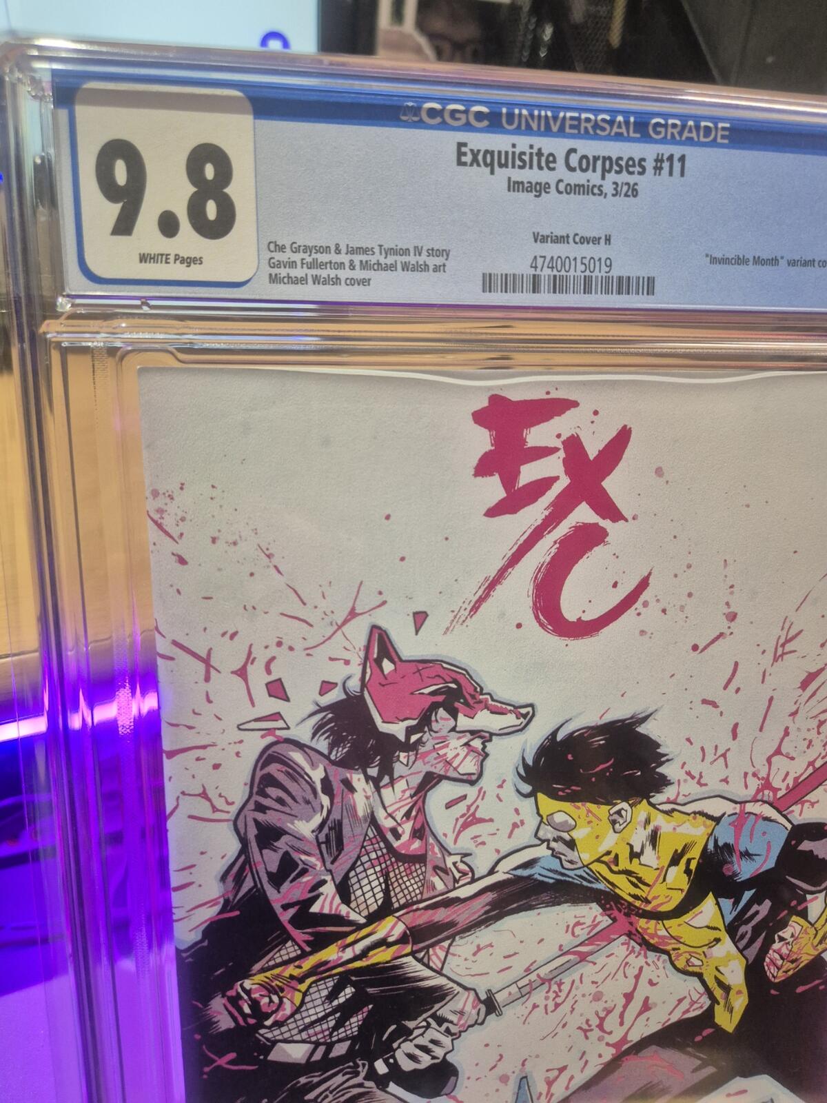 Exquisite Corpses #11 CGC 9.8 Top Pop! Invincible Variant