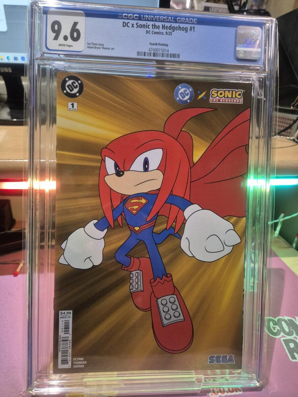 DC x Sonic the Hedgehog #1 CGC 9.6, Superman Variant, 2025