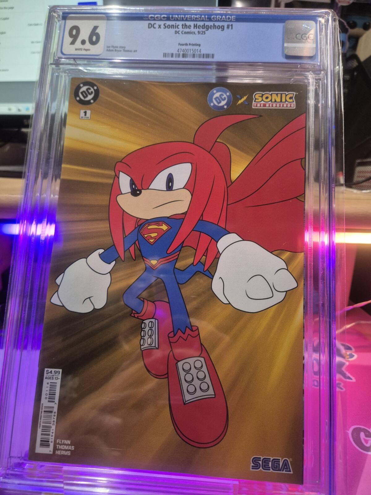 DC x Sonic the Hedgehog #1 CGC 9.6, Superman Variant, 2025