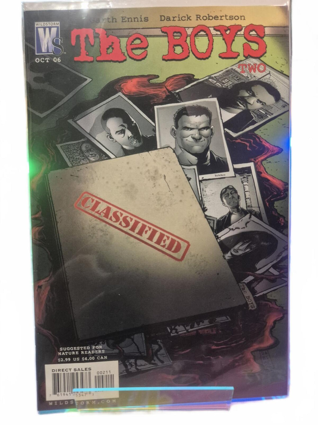 The Boys #2, 2006, Darick Robertson Cover, 1st Print, Key Issue, VF/NM or Higher