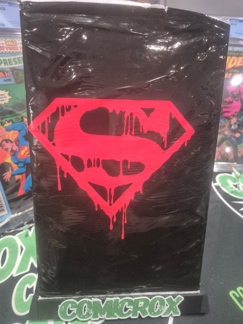 Superman #75 1993 Memorial Set, Trading Card, Sash, Stamps, Poster - NM