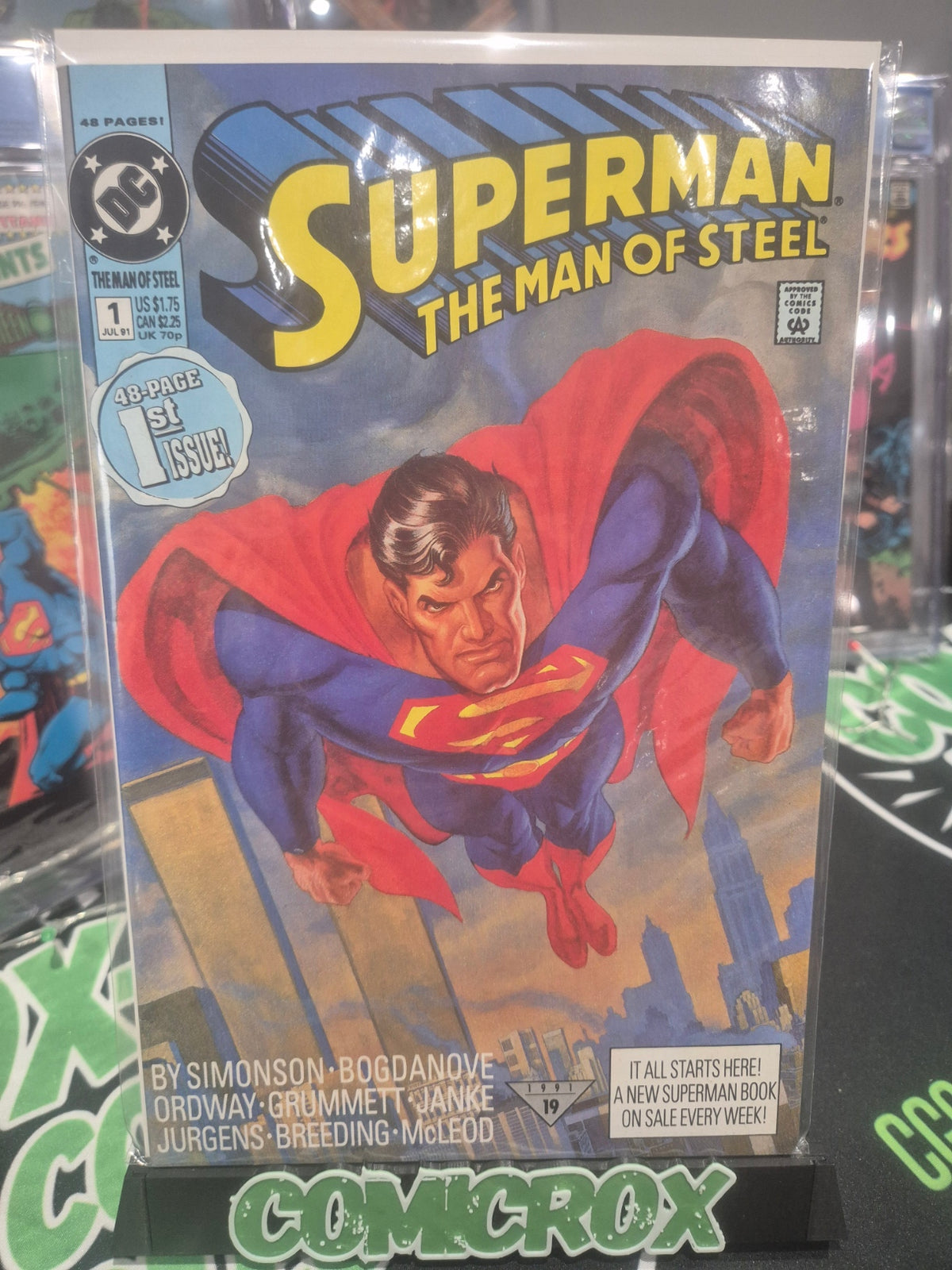 Superman: The Man of Steel #1 1991 DC Comics - NM