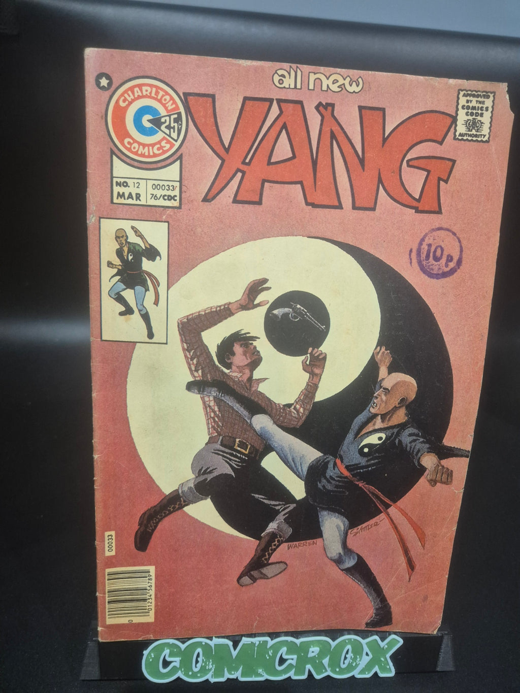Yang #12 1976 Charlton Comics - VG/FN