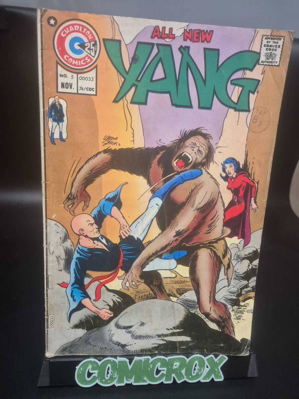 Yang #5 1974 Charlton Comics - VG/FN
