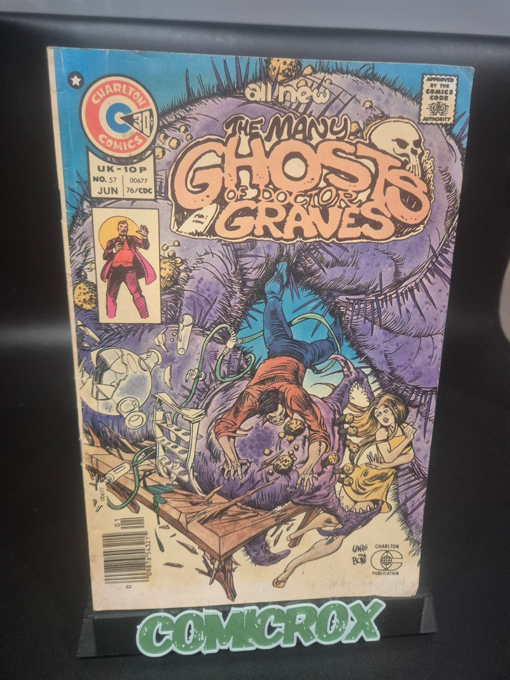 Many Ghosts of Doctor Graves #57 1976 Charlton High Grade FN/VF