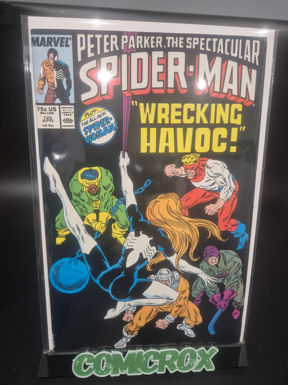 Peter Parker, The Spectacular Spider-Man #125 1987 Marvel - VF+