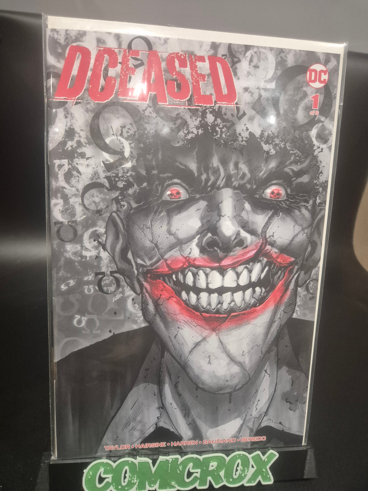 DCeased #1 2019 DC Comics - Joker Cover - B&W Joker Variant - NM+